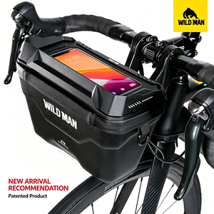 Borse da Manubrio WILDMAN XT8 a Sgancio Rapido, Impermeabili, per Moto e Biciclette, con Schermo Touch e Capacità di 3L - Product Image 1