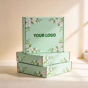 Caja de Cartón para Envíos con Diseño Floral de Jazmín Impreso Digitalmente, Producción en 72H, Resistente a Aplastamientos - Product Image 3