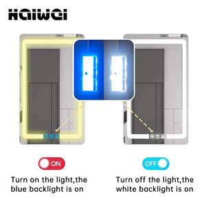 12V 5a 60W Radar Detectie Automatische Destoging Touch Intelligente <span class=keywords><strong>Sensor</strong></span> Schakelaar Voor Badspiegel Verlichting - Product Image 5