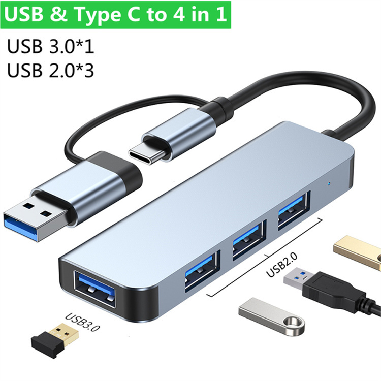 gray USB3.0+3*USB2.0