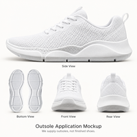 Semelle de chaussure en EVA moulée en 3D OEM pour baskets quotidiennes pour juniors avec développement de moule personnalisé