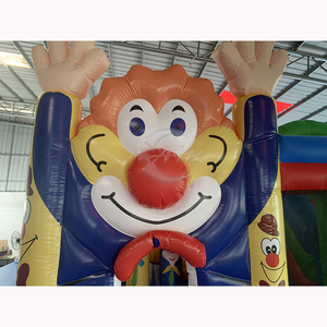 Bên cho thuê <span class=keywords><strong>Inflatable</strong></span> chú hề Trampoline lâu đài Bounce House trượt cho trẻ em - Product Image 6