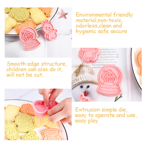 MorSun <span class=keywords><strong>Mini</strong></span> <span class=keywords><strong>emporte</strong></span>-pièces de Noël en relief 3D avec tampon plongeur - Product Image 3