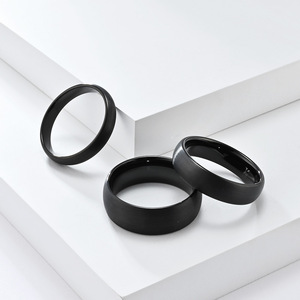 แหวนเหล็กทังสเตน 468 มม. สีทองด้าน แหวนแต่งงาน ยูนิเซ็กส์ เครื่องประดับชั้นดี - Product Image 2