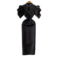 Robe longue en mousseline pour femme, nouvelle collection été 2026, élégante, légère, luxueuse, respirante, à manches volantées, coupe droite, vente en gros, ODM