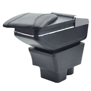 Vtear-reposabrazos para <span class=keywords><strong>Skoda</strong></span> <span class=keywords><strong>Fabia</strong></span>, caja de almacenamiento para tienda central, soporte interior ABS con rosca roja, accesorios para reposabrazos decoration08-14 - Product Image 1