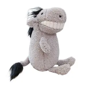 Muñeco de peluche de 2760 pulgadas con dientes grandes para niños, muñeco de peluche de felpa con dientes grandes de 9,8 pulgadas, muñeco peludo suave de decoración sonriente, regalo para niños