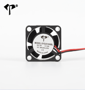 Mini <span class=keywords><strong>ventilateur</strong></span> axial DC sans balais 2510 25x25x10mm à double roulement à billes 5V 12V 24V pour refroidissement et ventilation électronique - Product Image 1