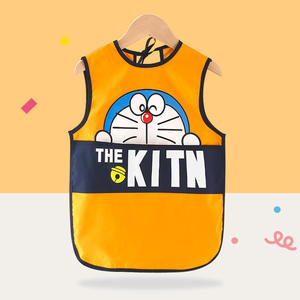 Bata de bebé <span class=keywords><strong>para</strong></span> niños, delantal de <span class=keywords><strong>dibujo</strong></span> de jardín de infantes, verano, sin mangas, impermeable, <span class=keywords><strong>babero</strong></span> sucio, <span class=keywords><strong>babero</strong></span> <span class=keywords><strong>para</strong></span> comer <span class=keywords><strong>para</strong></span> niña - Product Image 3