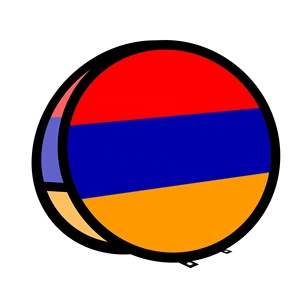 Di động quảng cáo tùy chỉnh in ấn thể thao tổ chức sự kiện biểu tượng tùy chỉnh ngoài trời Armenia vòng tròn pop-up khung biểu ngữ - Product Image 1