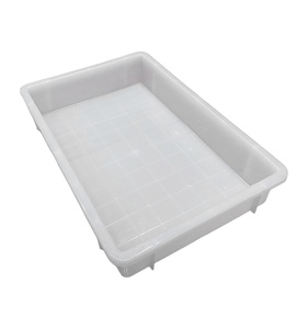 Récipient de stockage plat de congélation peu profond de qualité alimentaire/bac/plateau assiettes et bols en plastique durables pour usine alimentaire - Product Image 1