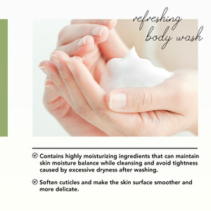 Gel douche hydratant, apaisant, nettoyant en profondeur, longue durée, rafraîchissant pour la peau, à l'essence de fleurs et d'huiles mixtes, marque propre. - Product Image 6