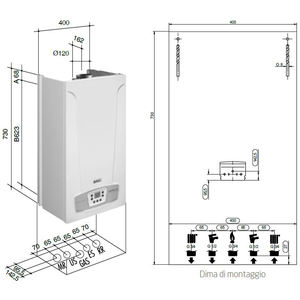 Chaudière à tirage naturel ECO5 24 Capacité de méthane Série bleue-Équipement énergétique et minéral écologique - Product Image 4