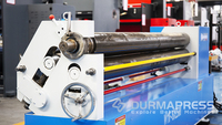 Équipement de cintrage de rouleaux hydraulique CNC industriel, rouleuse automatique robuste pour le façonnage des tôles, cintrage en arc cylindrique