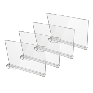 4 Pieces Transparent Supermarket Sorting <strong>Dividers</strong> Retail <strong>Display</strong> <strong>Shelf</strong> Organizer for Grocery Stores <strong>Shelf</strong> <strong>Dividers</strong> - Product Image 2