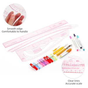 Jp Nhựa Thiết Kế Quần Áo Thợ May Chắp Vá Vẽ Dòng Cai Trị May Pháp Đường Cong Cai Trị Bộ - Product Image 6