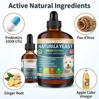 Probiotiques liquides pour animaux de compagnie en marque privée, complément alimentaire naturel pour chiens, santé immunitaire et digestive, saveur bacon, à base de plantes