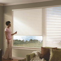 Persianas Inteligentes Motorizadas Shangri-La con Control por Aplicación WiFi, Tuya, Zigbee, Alexa, Cortinas Opacas para Dormitorio, Energía Limpia