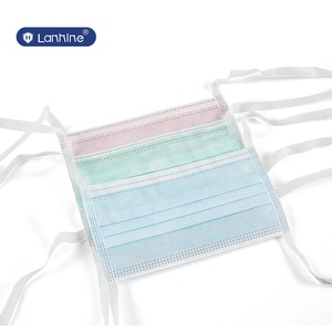 <span class=keywords><strong>3</strong></span>-Ply Masker Wajah Sekali Pakai Pelindung Medis Ikat Kepala Penggunaan Sehari-hari Rumah Sakit Gigi <span class=keywords><strong>3</strong></span> Lapisan Tingkat ASTM Jenis IIR - Product Image 3