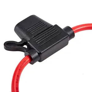 Bike car fuse Small Car Waterproof Fuse Box Blade Type In Line Fuse Holder Power Socket 18/16/14/12/10AWG 7.5A10A2