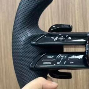 Volant en fibre de carbone forgé Dragonfly, très demandé, pour <span class=keywords><strong>Mercedes</strong></span> Benz AMG W167 W177 W213 W217 W222 GLB GLC - Product Image 3
