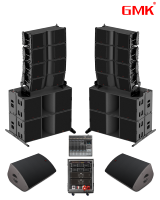 Système de haut-parleurs Line Array 3 voies de 12 pouces - Son surround 3200W, diaphragme en titane, idéal pour les événements en direct