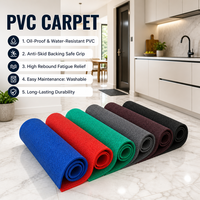 Tapis en PVC en gros, motif personnalisé, tapis bouclé pour la maison, l'hôtel, le bureau, décoration intérieure