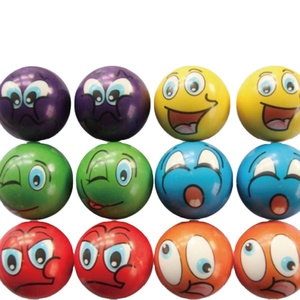 Mini ballons de volley-ball anti-stress 6 cm (2,36 pouces) en mousse, petits jouets de volley-ball pour enfants - Product Image 1