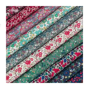 Hot Selling Nieuwe Liberty Designs Kleine Bloemen Katoenen Stof Leveranciers Liberty Tana Gazon Digitaal Bedrukt Stof Voor Naaien