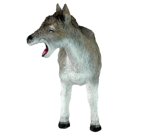 Harz lachende Esel-Garten-<span class=keywords><strong>Statue</strong></span>. Outdoor Garden Lawn Decor Harz Handwerk - Product Image 2