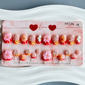 Venta al por Mayor de Sets de Uñas Postizas Exquisitas, de Lujo, Personalizadas y Hechas a Mano (para Manos y Pies) con Diseños Pintados a Mano - Product Image 6