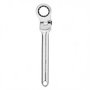 Clé combinée Fervi 19 mm avec tête à cliquet articulée - Product Image 2