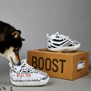 Großhandel angepasst hohe Qualität Korea Mode Designer Kauen Plüsch Klang Haustier Schuhe gefülltes Hundspielzeug Haustier Hundespelzeug