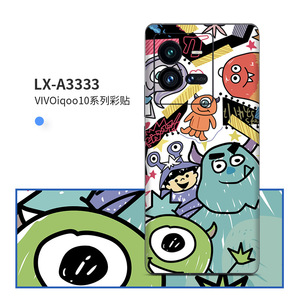 ฟิล์มกันรอยหลังโทรศัพท์ Iqoo 10 Pro ลายการ์ตูน ป้องกันรอยนิ้วมือ วัสดุ TPU PC ดีไซน์ลายนูน เคสโทรศัพท์มือถือ - Product Image 2