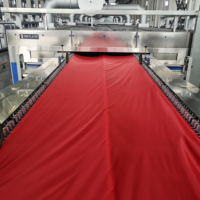 Machine à étirer les tissus en maille, machine de finition textile, machine à étirer à chaud avec 6 chambres/cabinets