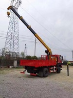 Camion-grue à plateforme hydraulique télécommandé HAOY de 6,3 tonnes