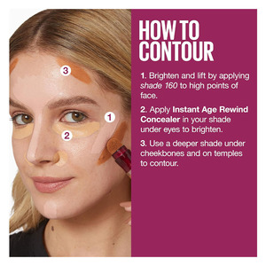 Prodotti impermeabili per tutto il giorno per il trucco del viso con crema minerale liquida a copertura completa e per tutto il giorno con caratteristiche di Contouring - Product Image 5