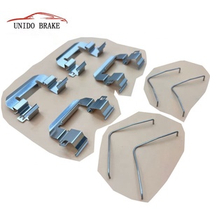 Produttore cinese buone prestazioni pastiglie freno anteriori a disco in ceramica senza rumore con kit di montaggio - Product Image 6