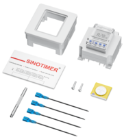 Minuteur numérique programmable SINOTIMER TM828, précision 1 seconde, 8 modes ON/OFF, 10A/30A, 85-265VAC, design compact