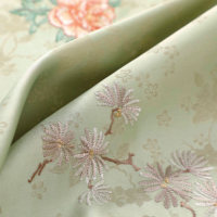 Tissu Jacquard Léger et Respirant en PVC Enduit, Écologique et de Luxe, Idéal pour Robes d'Été, Robes de Demoiselle d'Honneur et Sacs