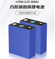 Baterai Lithium Ion prismatis 304Ah EV ESS LF304 3.2V 6000 siklus hidup 3.2V 304Ah LiFePO4 besi Lithium fosfat kehidupan siklus 6000