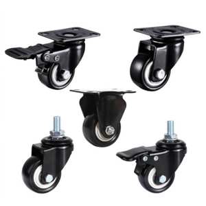 Roulette universelle de roue de roulette de tige filetée de 3/4 pouces pour le support d'entrepôt d'assemblage de profil d'extrusion d'aluminium - Product Image 4