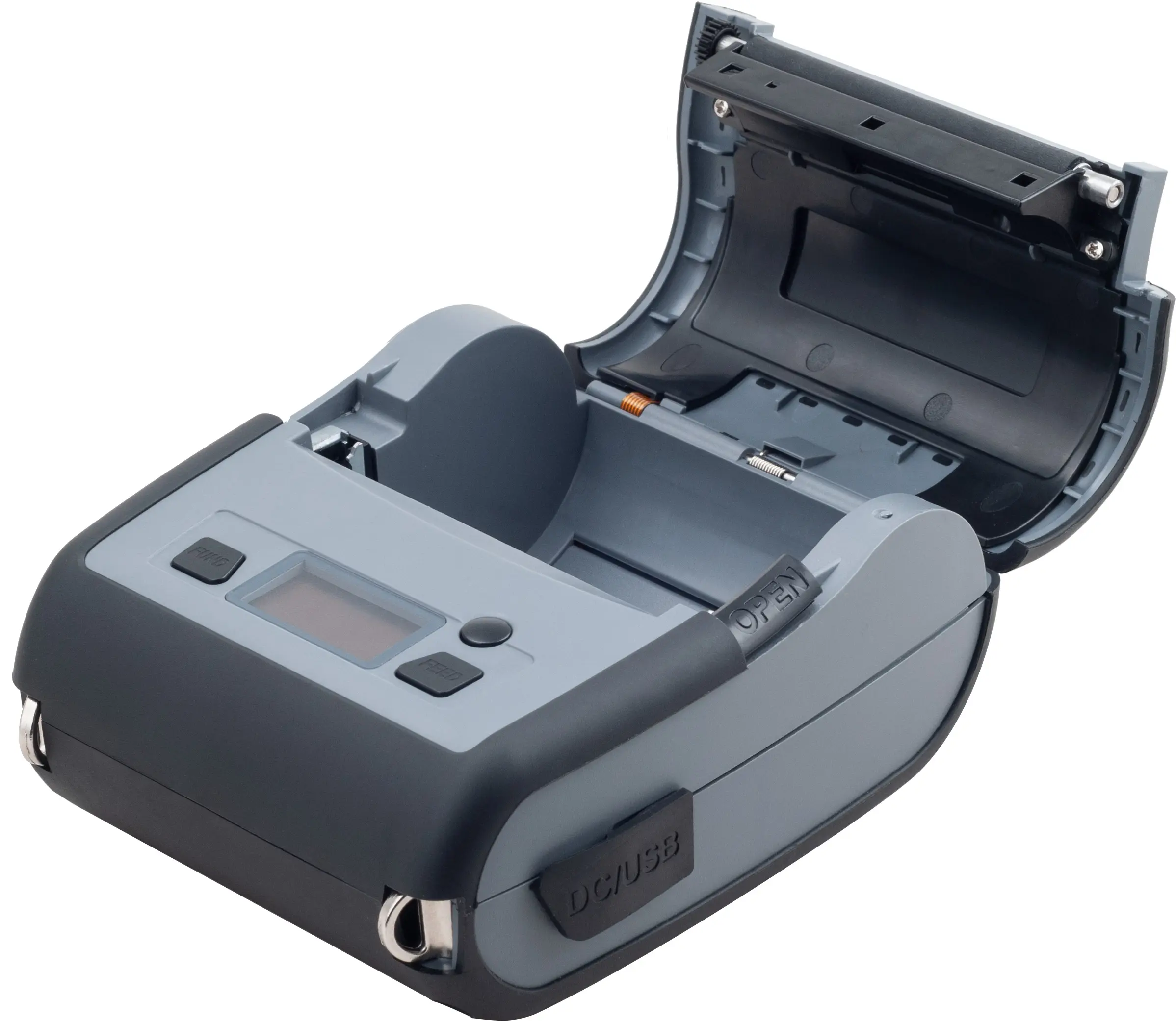 Impressora portátil inteligente, impressora portátil térmica de 80mm 3 polegadas, suporte térmico, impressora móvel dente azul