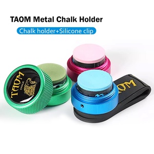 TAOM Pool <b>Chalk</b> Holder Round Shaped Practical Tool Billiards Accessories Magnetic Mini <b>Chalk</b> Tip Case Container Round Billiards - Product Image 2