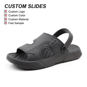 OLICOM Sandales et claquettes pour hommes de haute qualité, avec sangle réglable, semelle massante et soutien de la voûte plantaire, confortables pour la marche estivale et la maison - Product Image 6