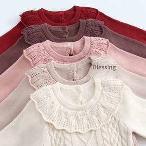 Mono de algodón puro grueso con forro polar para bebés, estilo nuevo, cierre de jersey, para otoño e invierno, <span class=keywords><strong>Babylove</strong></span> Lotus - Product Image 3