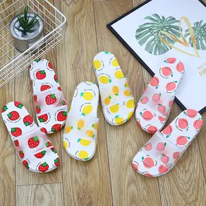 Sandal Wanita, Sandal Rumah Pvc Wanita Terbaru Mode China, Sandal Selop Plastik Datar untuk Wanita