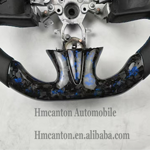 Hot Selling Quality Forged Carbon Fiber Smooth Leather Blue Stitching Steering <b>Wheel</b> for Infiniti Q50 Car Steering <b>Wheel</b> - Product Image 5