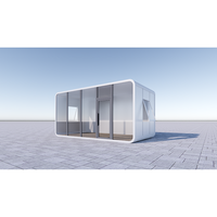 Terrariums modulaires, cabines mobiles Apple, designs graphiques 3D, construction en acier pour villas préfabriquées multi-usages, micro-maisons