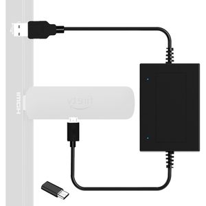 Cable de alimentación USB compatible con Fire TV Stick 4K MaxChromecast Otros reproductores de video de transmisión de TV Micro/USB C - Product Image 1